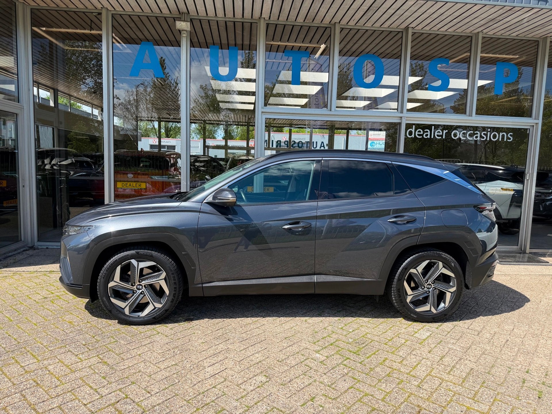 Hyundai Tucson 1.6 T-GDI MHEV Premium LEDER , 360 CAMERA , T, Auto's, Gebruikt, 4 cilinders, 150 pk, 1650 kg