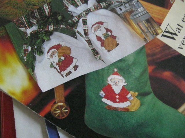 Borduurpatroon  Kerst mannen  nr 1807 do, Verzenden, Nieuw, Handborduren, Patroon