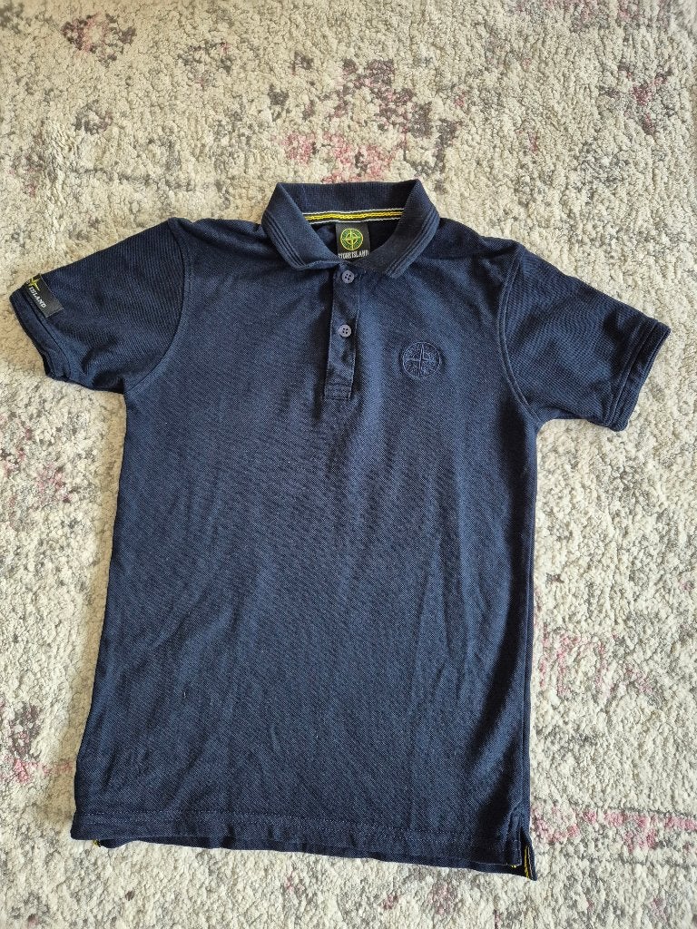 Stone polo shirt donkerblauw Maat 152, Ophalen of Verzenden, Gebruikt, Jongen, Shirt of Longsleeve