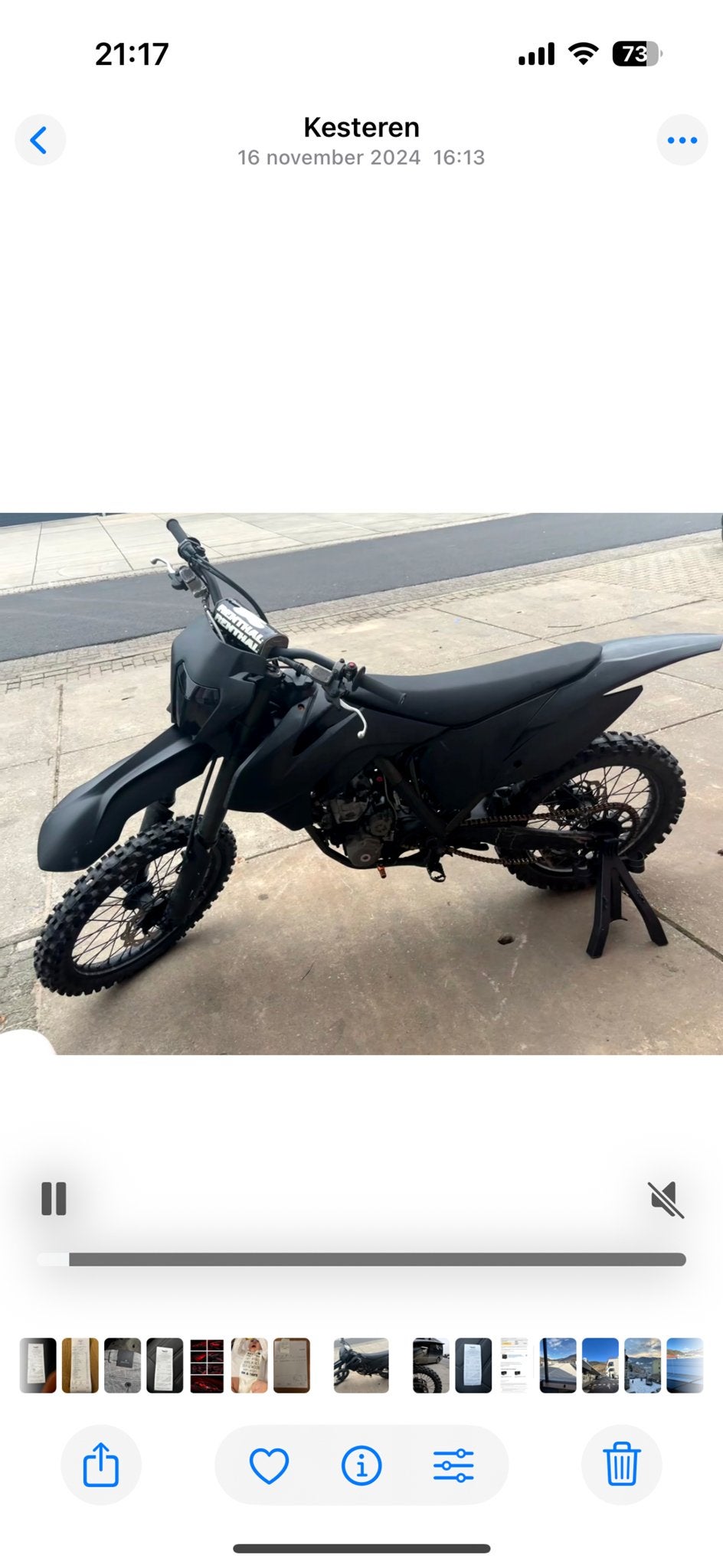 KTM 250cc 2013Crossmotor met verlichting en extra onderdelen, Ophalen of Verzenden