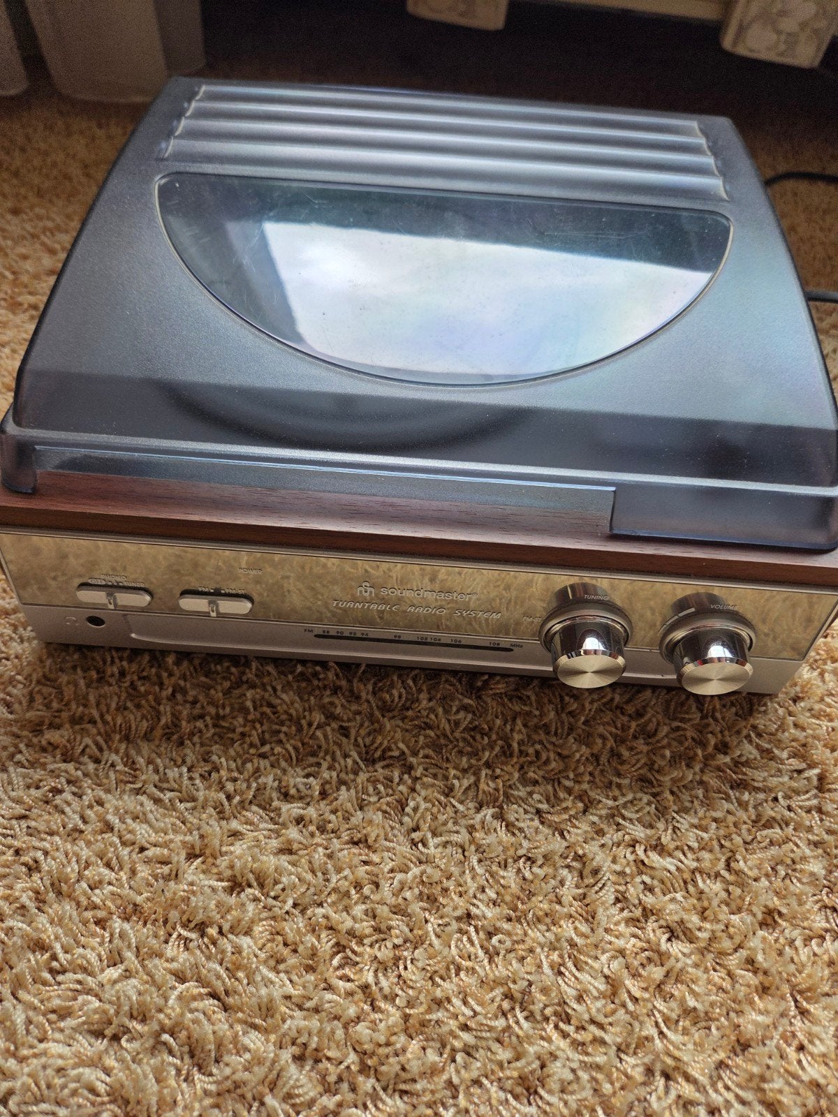 Platenspeler met radio van The Soundmaster, Audio, Tv en Foto, Platenspelers, Automatisch, Nieuw, Platenspeler, Ophalen