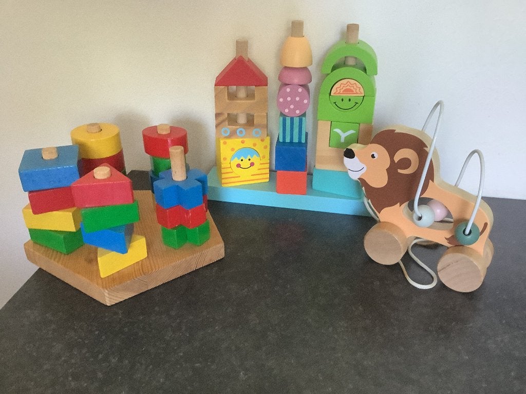 HOUT - baby/peuter speelgoed, Ophalen of Verzenden, Zo goed als nieuw
