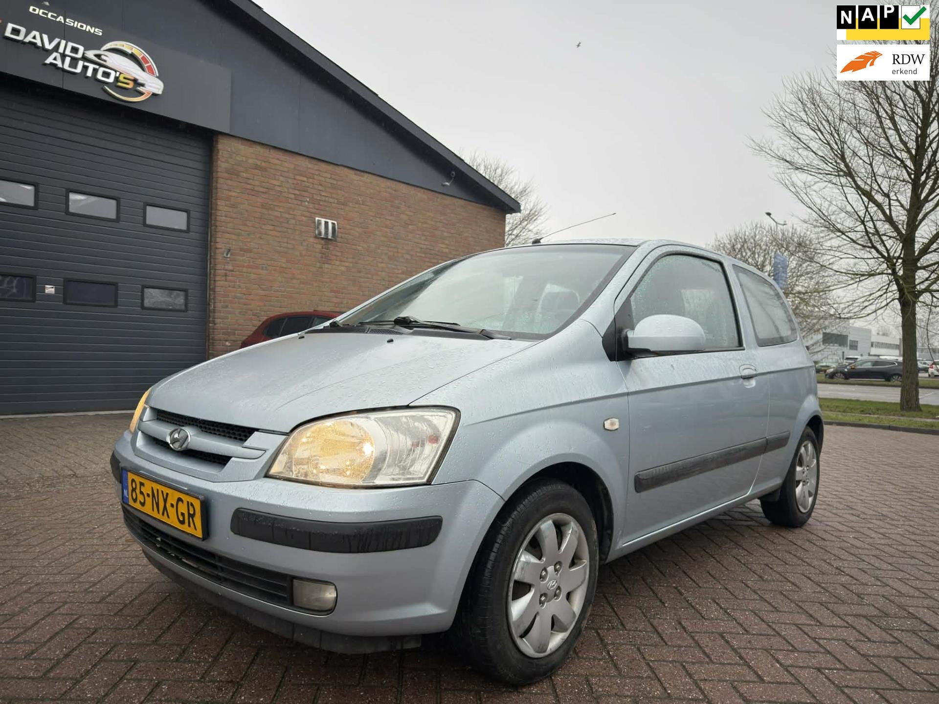 Hyundai Getz 1.3i GLS Sky, Voorwielaandrijving, 4 cilinders, Blauw, Origineel Nederlands
