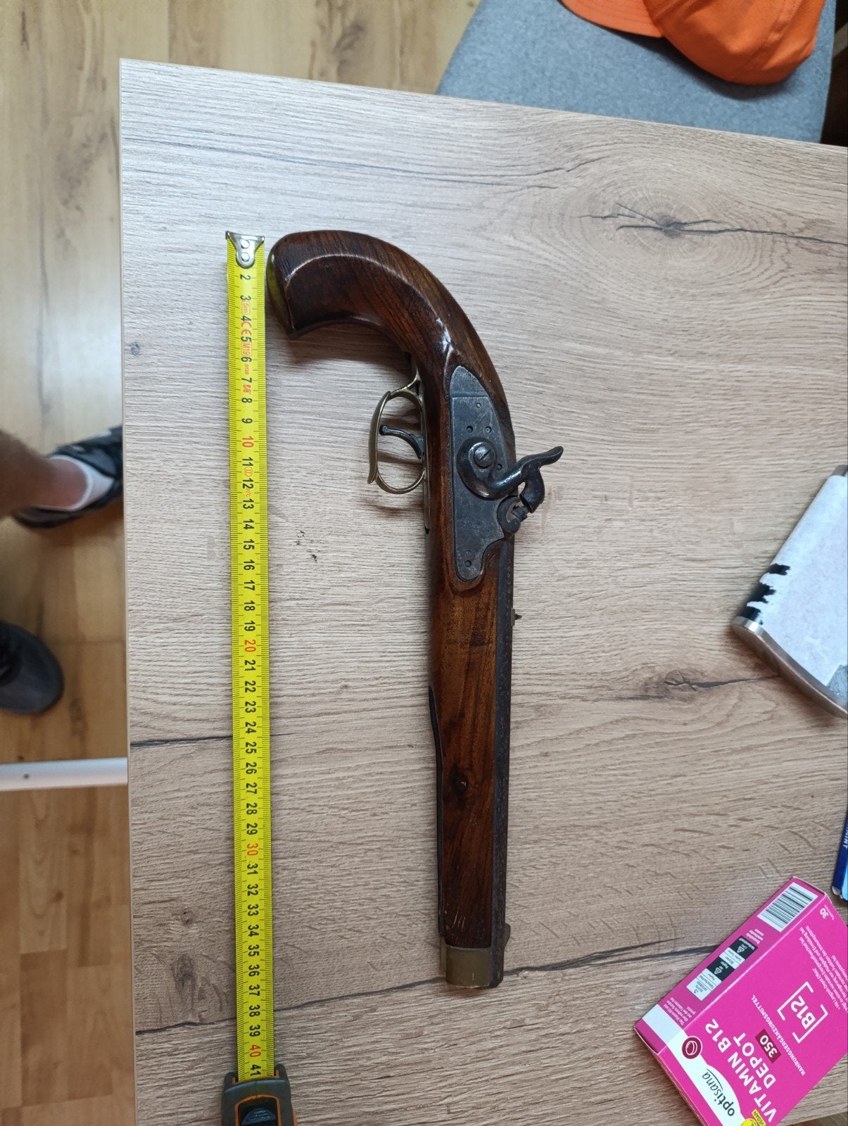 Antiek percussie pistool van voor 1870 - Zoldervondst, Ophalen of Verzenden