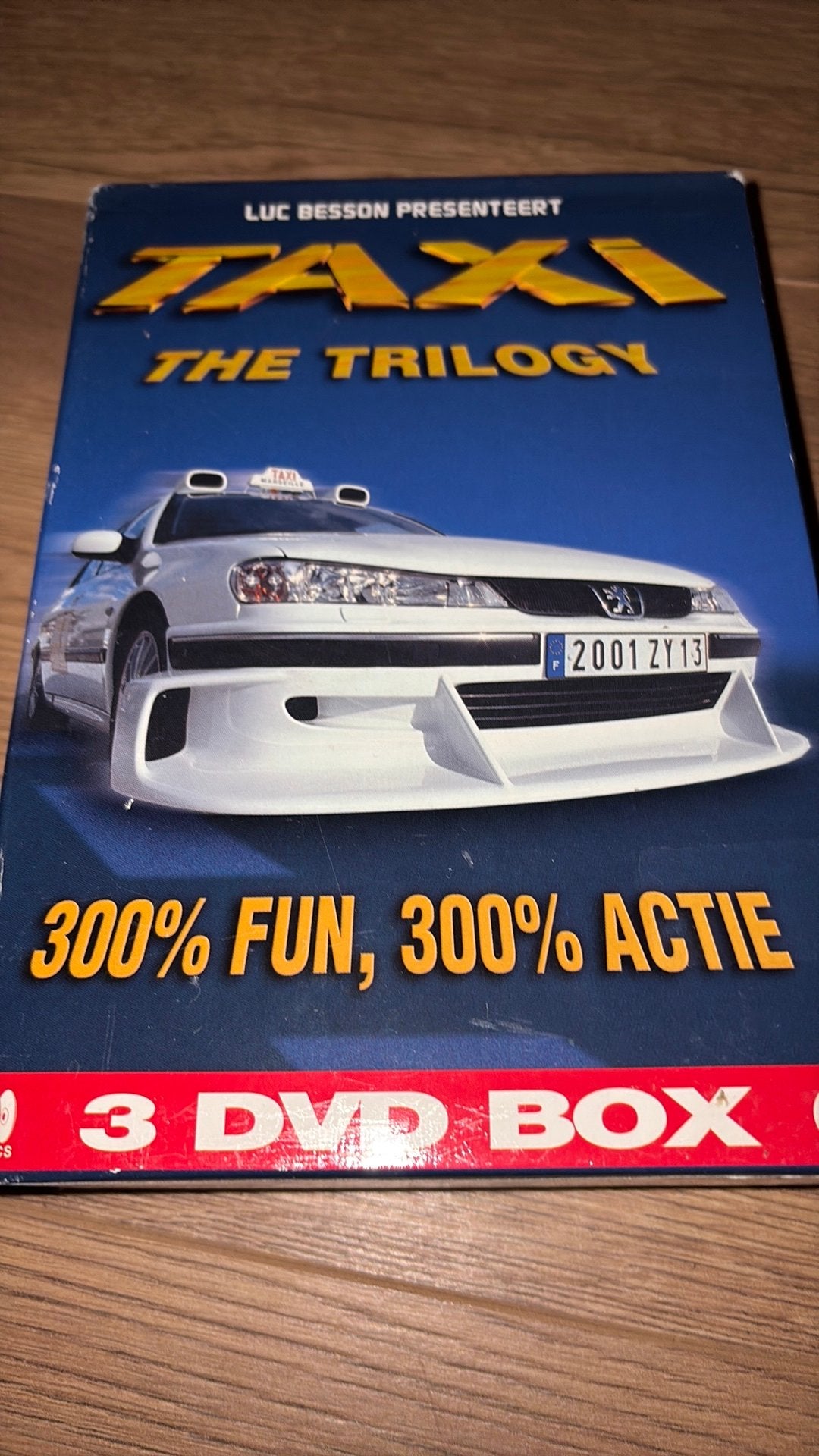 Taxi Trilogy met deel 1, 2 en 3 van Luc Besson. Samy Naceri., Cd's en Dvd's, Ophalen of Verzenden, Zo goed als nieuw
