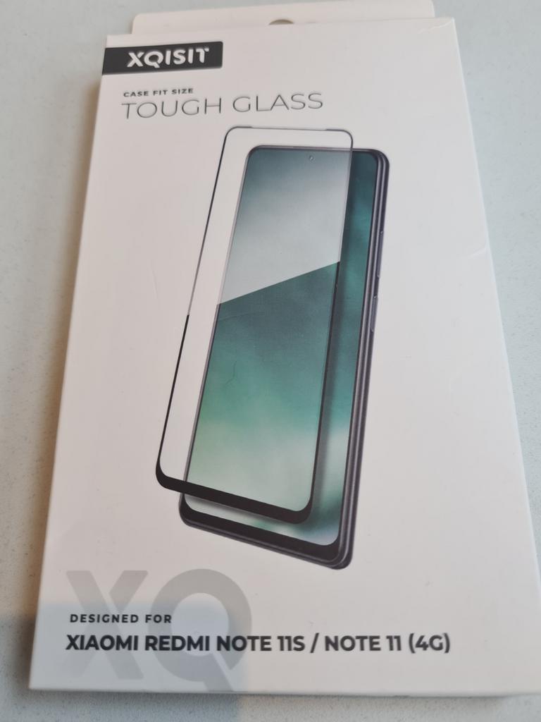 XQISIT Tough Glass Screenprotector Xiaomi Redmi Note 11S/11, Ophalen of Verzenden, Nieuw, Screenprotector