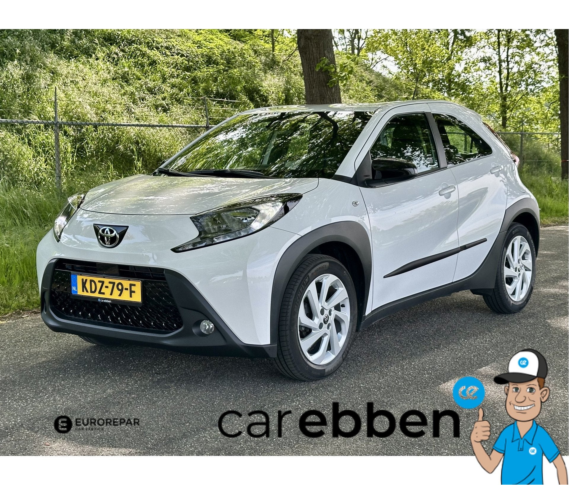 Toyota Aygo X 1.0 VVT-i S-CVT Play | Automaat | Airco | Appl, Auto's, 12 maanden, Stof, Gebruikt, 4 stoelen