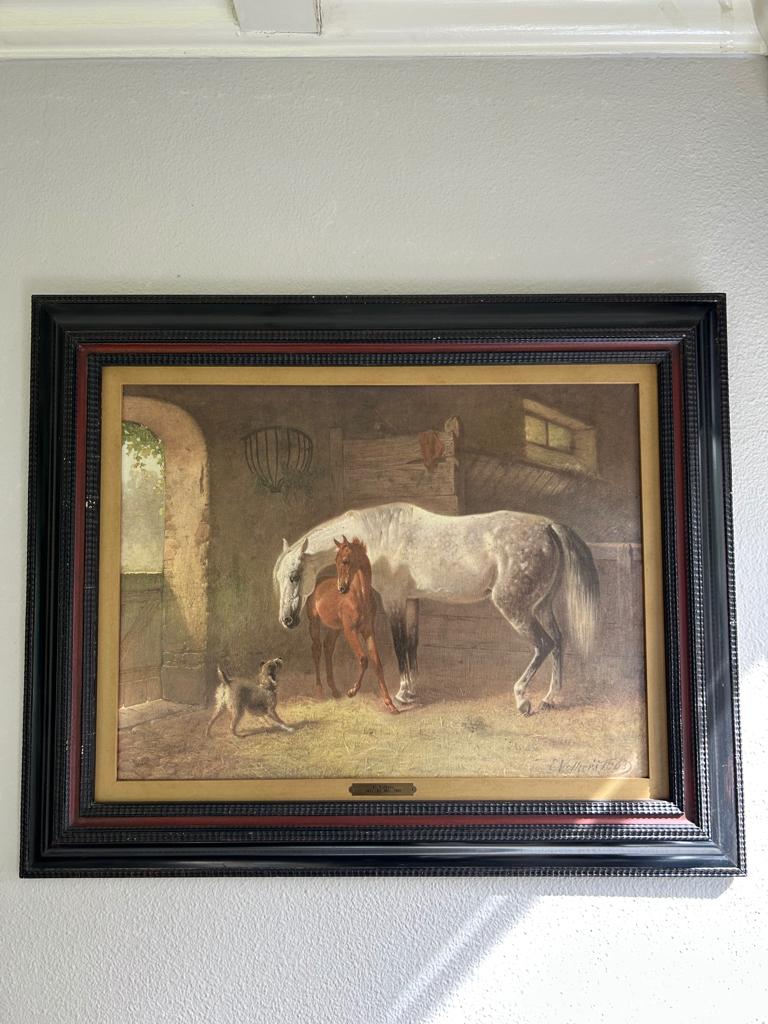 Schilderij Paard E. Volkers, Ophalen