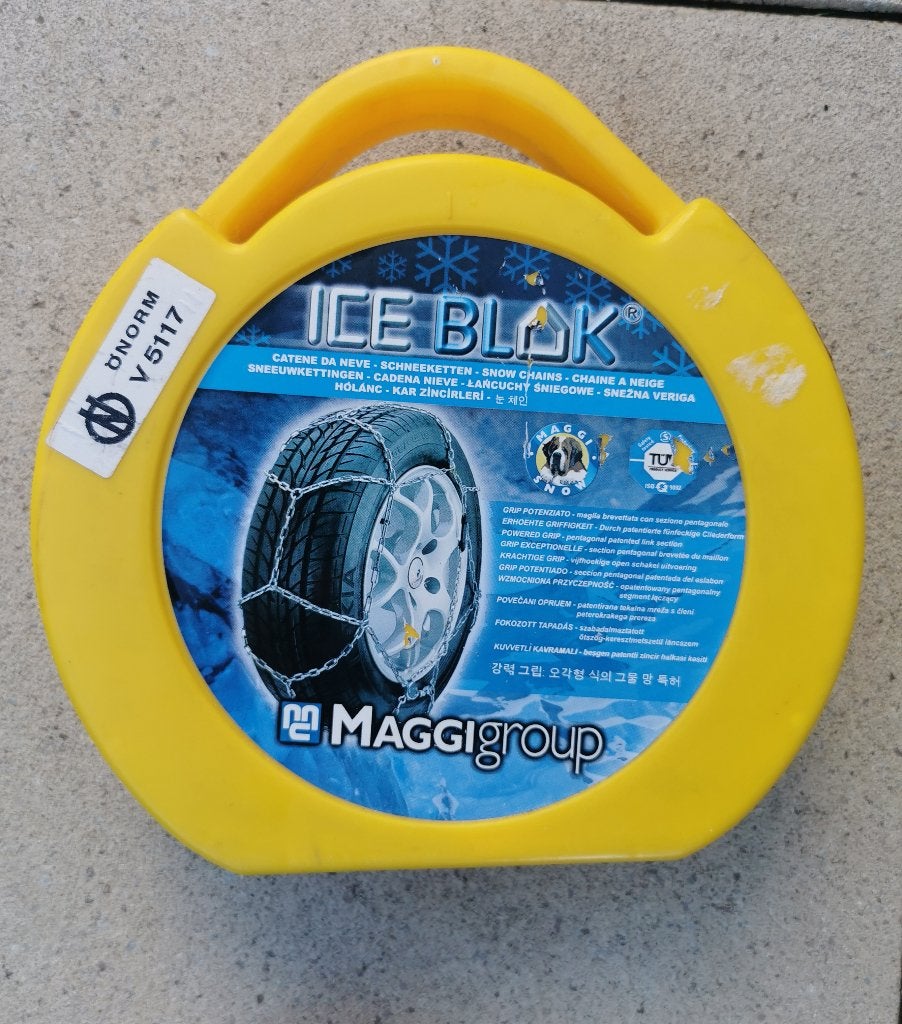 Ice Blok sneeuwkettingen - maat 90, Ophalen, Gebruikt