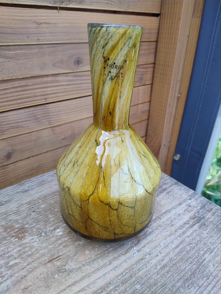 Fidrio Benito Dessert vaas - Mondgeblazen glas - Nieuw, Nieuw, Ophalen of Verzenden, Glas, Minder dan 50 cm