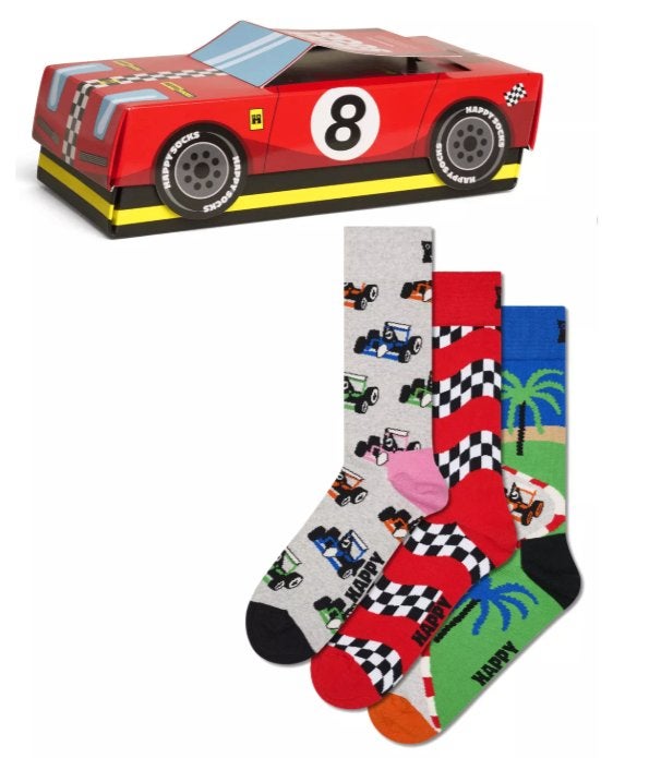 Happy Socks - 3-Pack Top Racer Socks Gift Set maat 41-46, Overige kleuren, Ophalen of Verzenden, Happy Socks, Nieuw