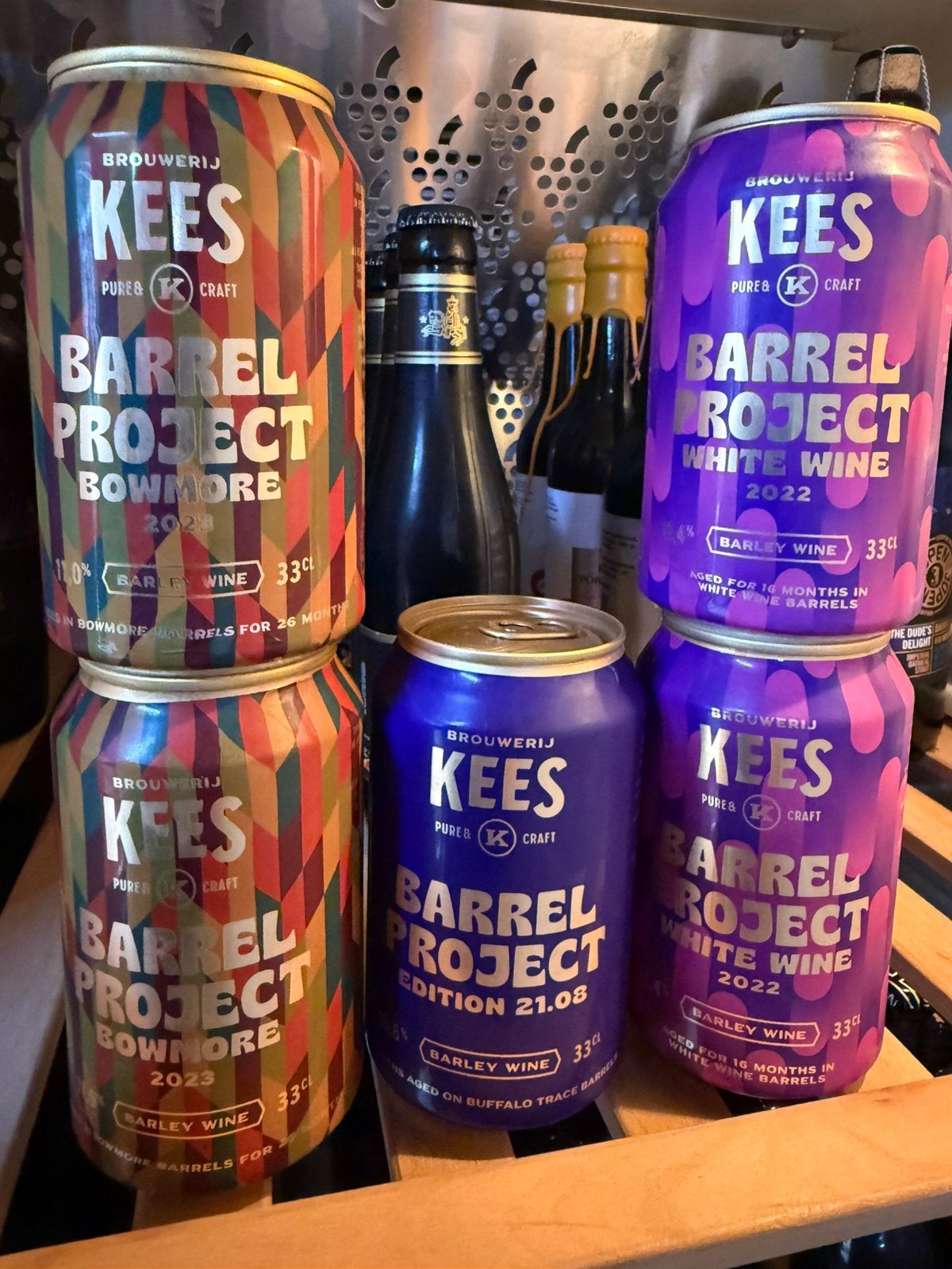 Brouwerij Kees. Barrel project. Vijf blikken., Ophalen of Verzenden, Nieuw, Overige typen, Overige merken