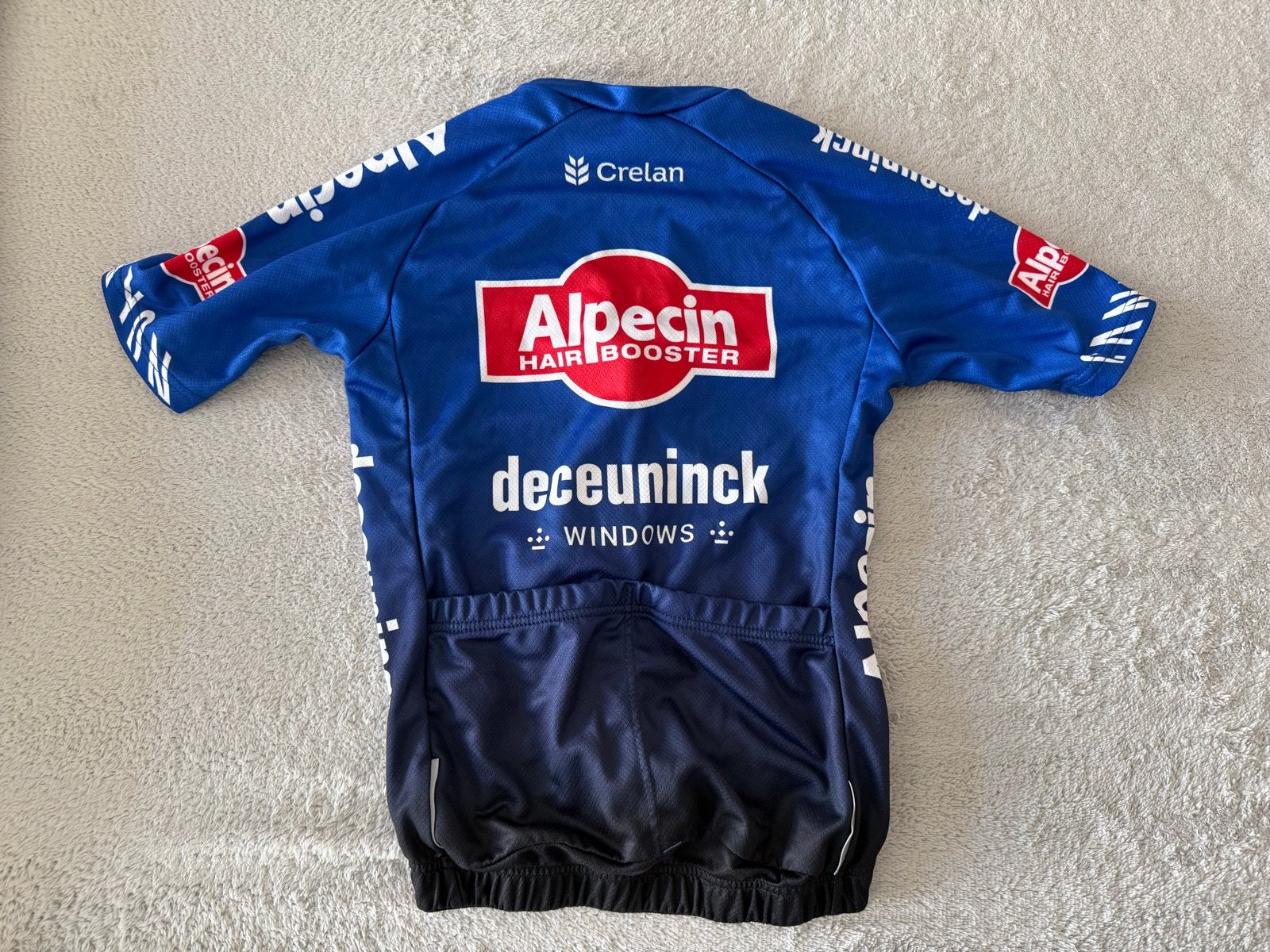 Alpecin-Deceuninck Wielershirt en Bibshort Set, Kinderen, Overige maten, Ophalen of Verzenden, Zo goed als nieuw