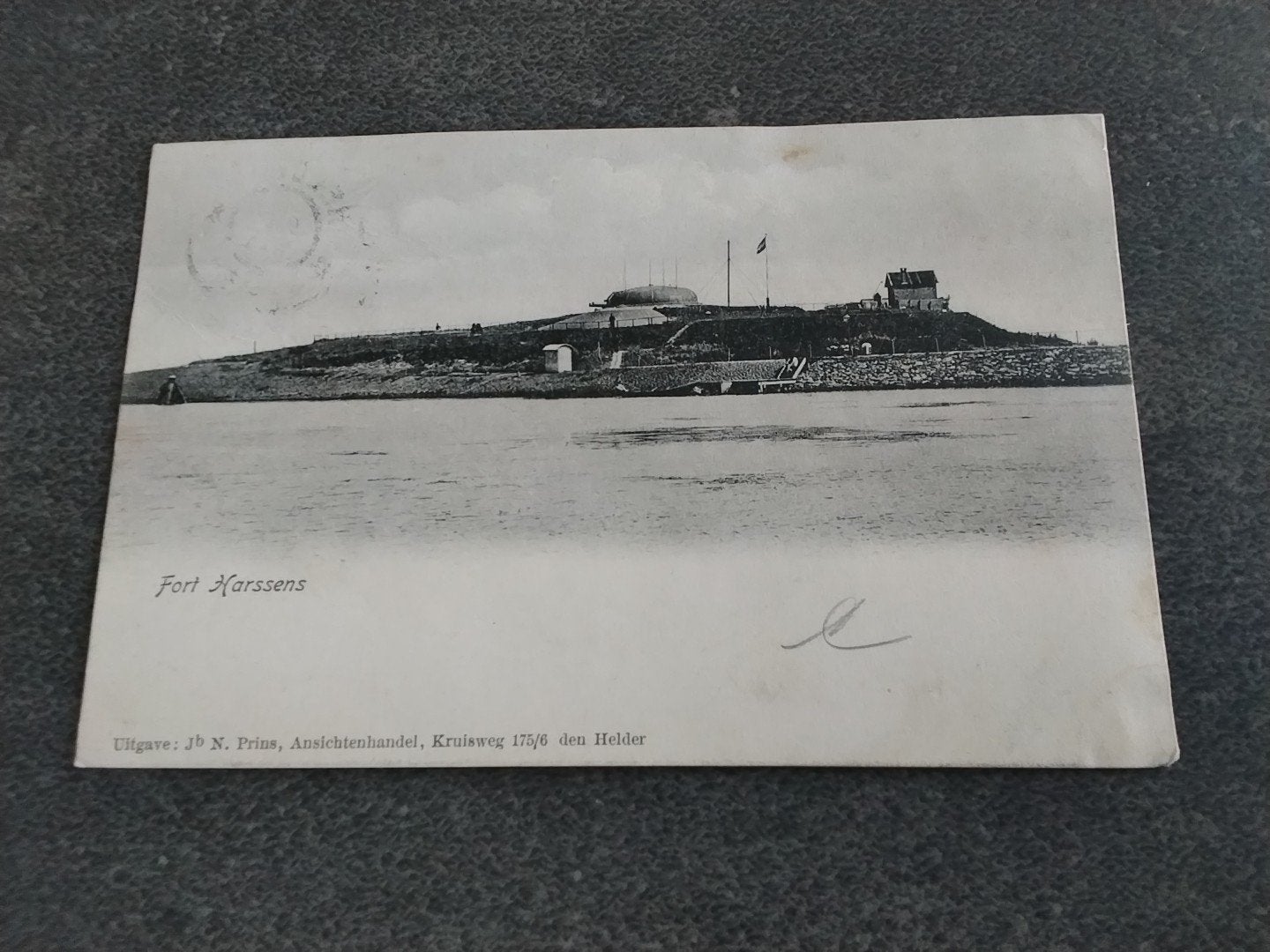 Den Helder Fort Harssens 1904, Ophalen of Verzenden, Voor 1920, Gelopen, Noord-Holland