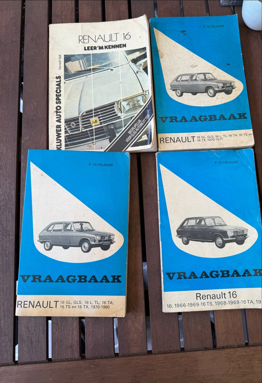 Renault 16 Boeken: Vraagbaak, Instructieboekjes, Onderhoud, Ophalen of Verzenden, Gelezen, Renault