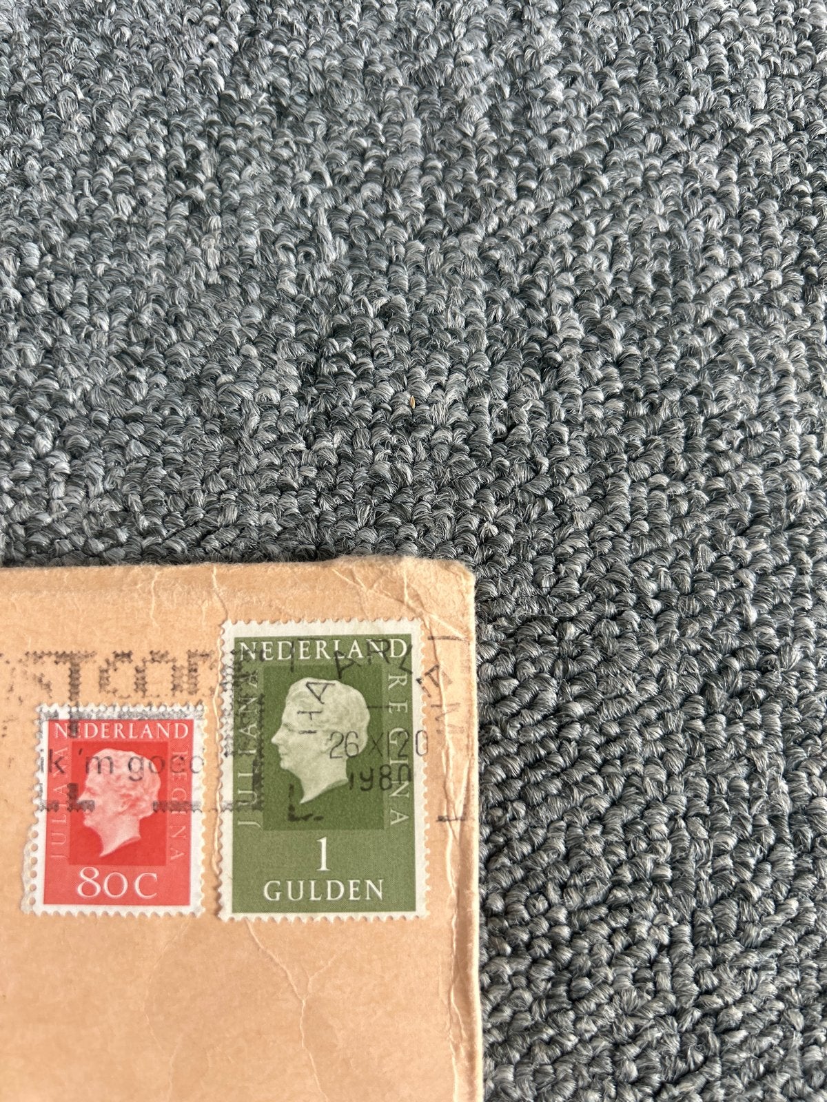 Nederlandse postzegels Juliana 80c en 1 Gulden, Postzegels en Munten, Ophalen of Verzenden, Na 1940, Gestempeld