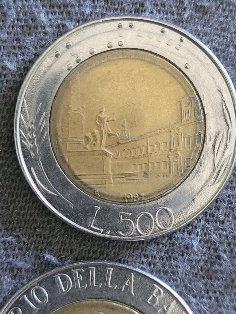 6 Coins 500 lire italiana, Ophalen of Verzenden, Italië