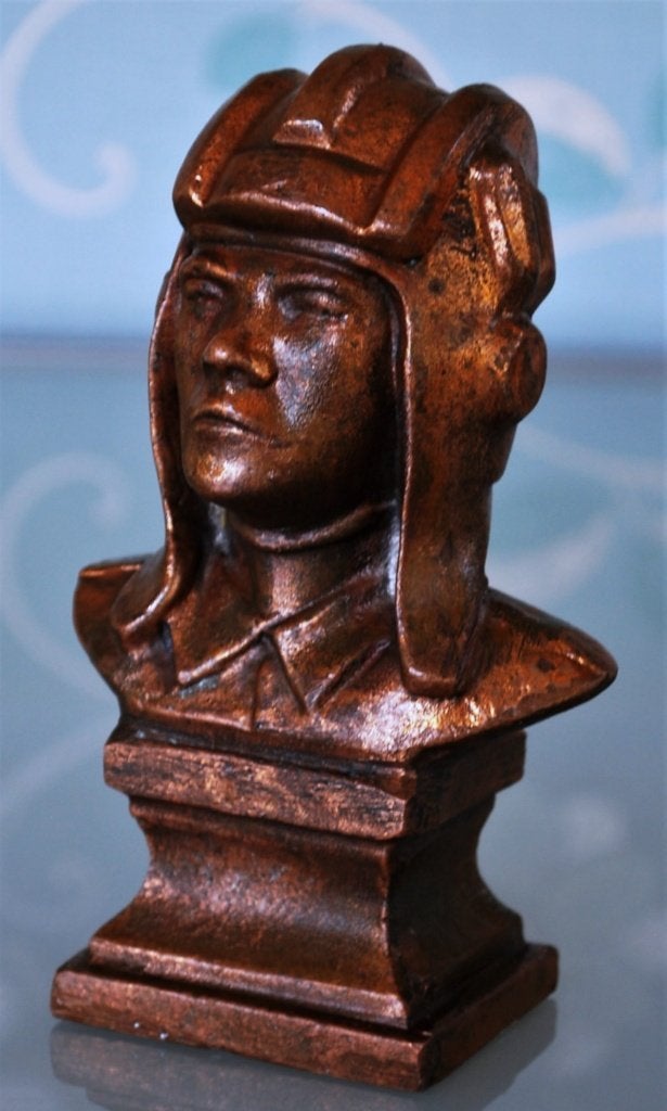 Sovjet Tank Commandant Beeld Koude Oorlog Brons Aluminium, Antiek en Kunst, Ophalen of Verzenden