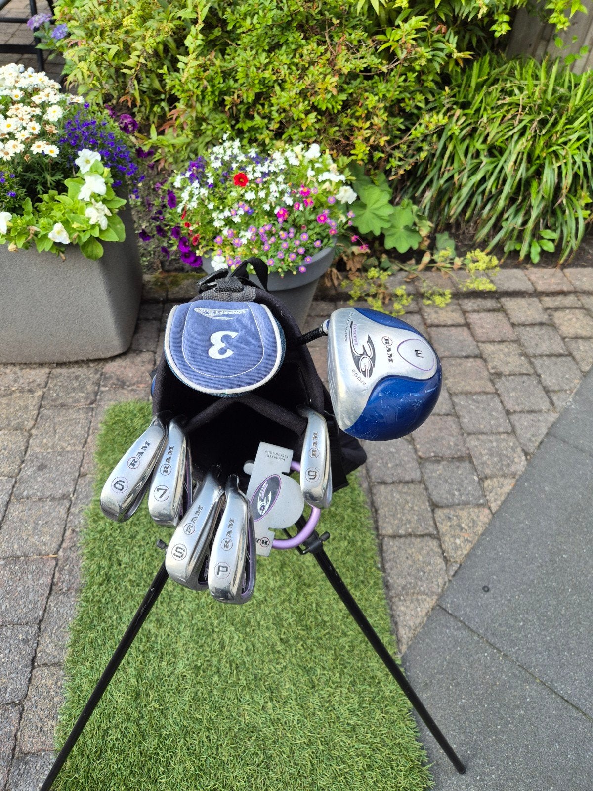 RAM dames golfset met Dunlop golftas, Ophalen of Verzenden, Gebruikt, Set