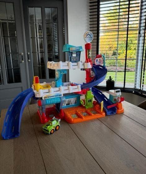 VTech Toet Toet Auto's Pro Series Garage, Kinderen en Baby's, Speelgoed | Vtech, Ophalen of Verzenden, Zo goed als nieuw, 6 maanden tot 2 jaar