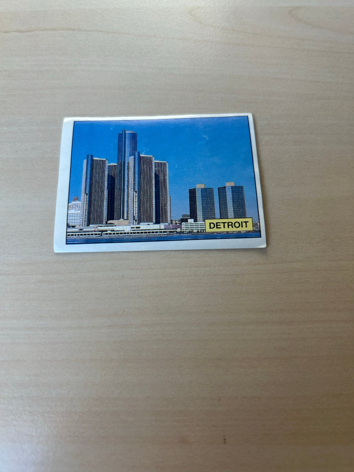 Panini USA 94 Sticker - Detroit, Ophalen of Verzenden, Zo goed als nieuw, Sport