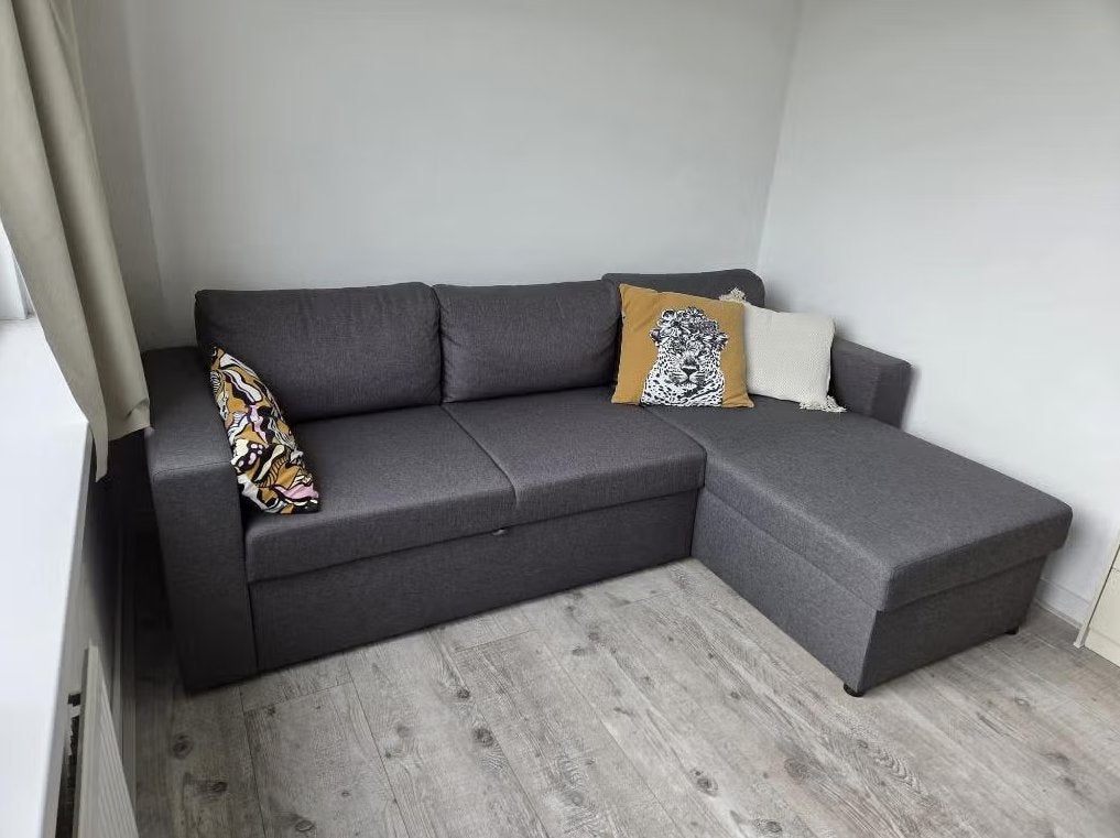 Corner sofa bed with storage MARSLEV, Ophalen, Zo goed als nieuw