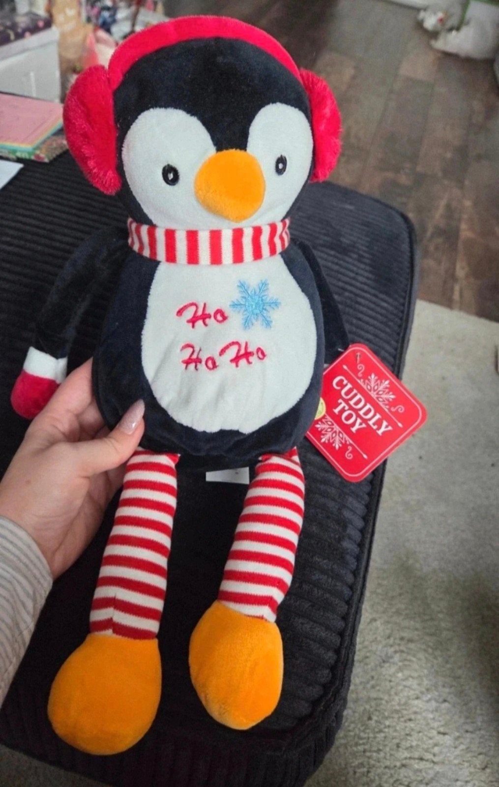 Pinguin knuffel voor de winter/kerst, Diversen, Kerst, Ophalen of Verzenden, Nieuw