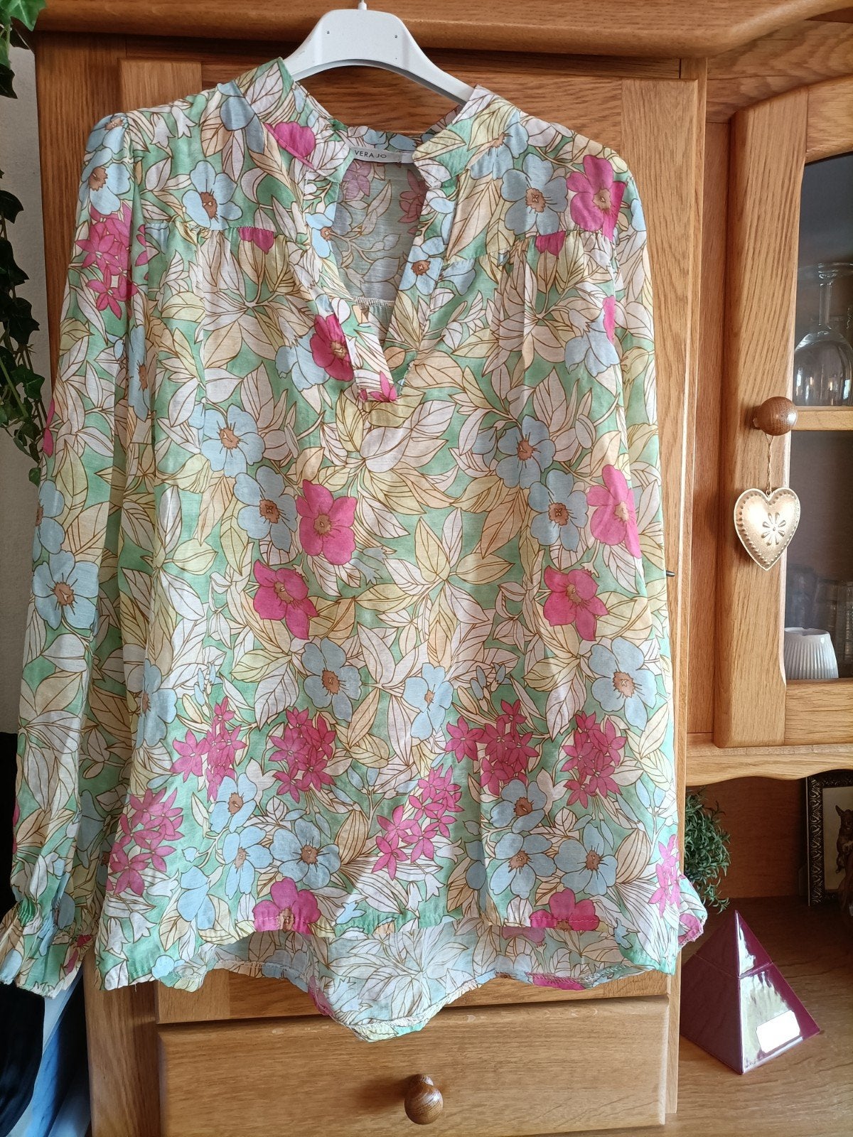Vera Jo Bloes - Maat S/M, Kleding | Dames, Maat 38/40 (M), Meerkleurig, Vera Jo, Ophalen of Verzenden