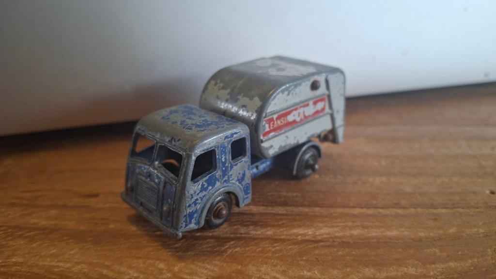 Vintage Matchbox Lesney Tippax Vuilniswagen Jaren '60, Hobby en Vrije tijd, Overige merken, Gebruikt, 1:50 of kleiner, Ophalen of Verzenden