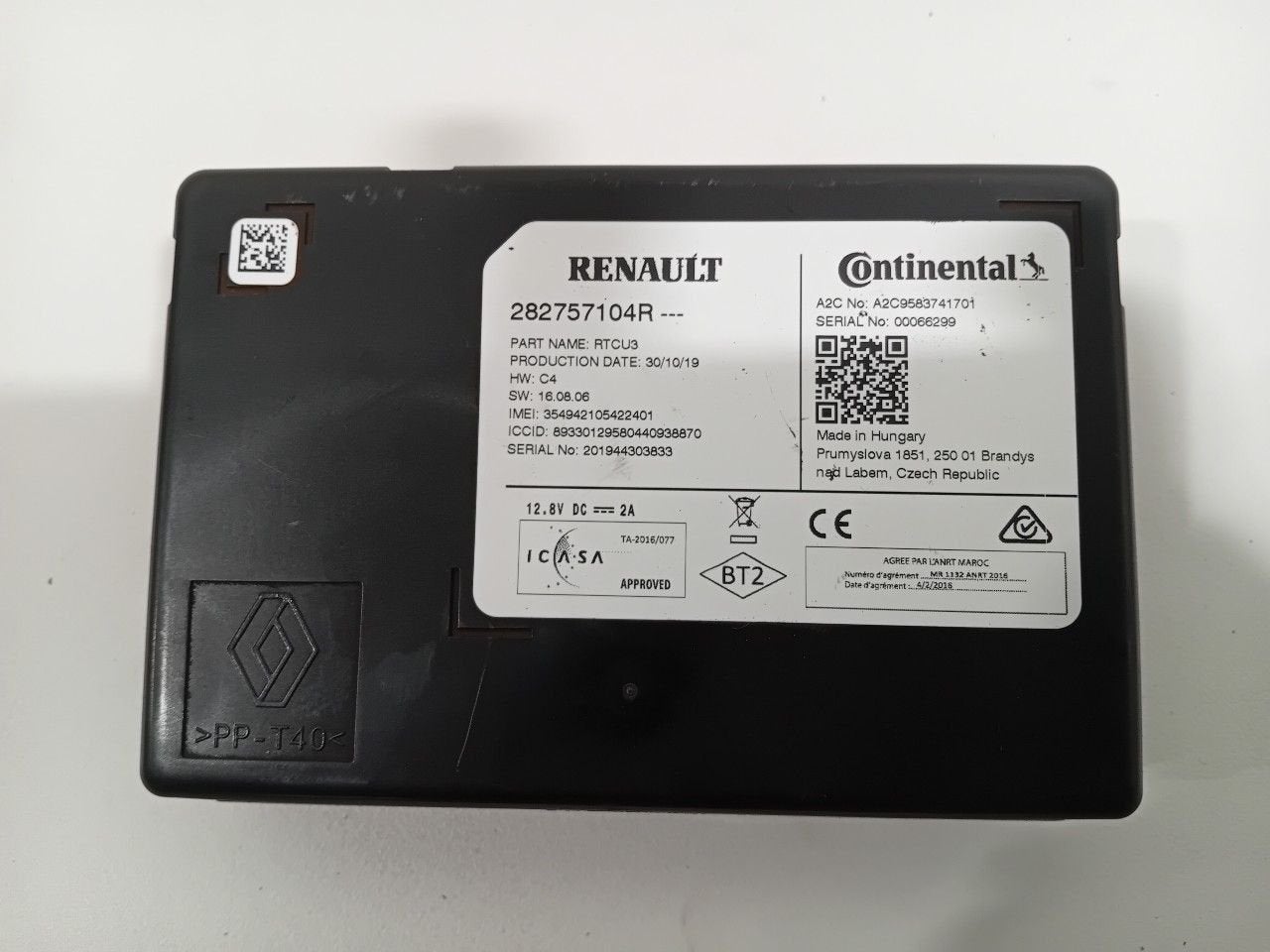Computer telefoon Renault Grand Scénic, Auto-onderdelen, Elektronica en Kabels, Renault, Gebruikt, Herkomst onderdeel bekend, 12 maanden garantie