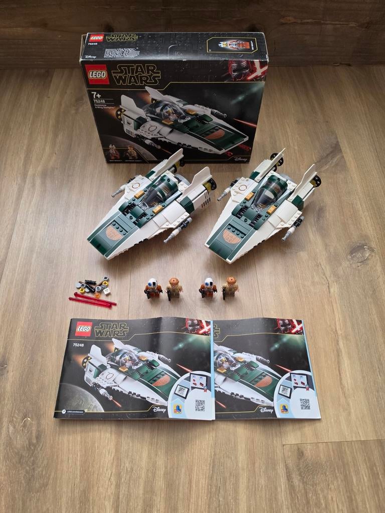 Lego Star Wars sets 75248 Resistance A-Wing Starfighter, Ophalen of Verzenden, Zo goed als nieuw, Lego, Star Wars
