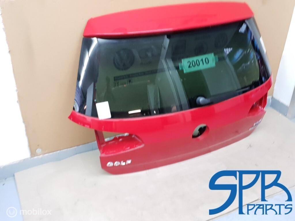 GOLF 7 VII Achterklep PRIVATE GLASS DONKER Tornadorood LY3D, Auto-onderdelen, Carrosserie en Plaatwerk, Gebruikt, Achterklep, Volkswagen