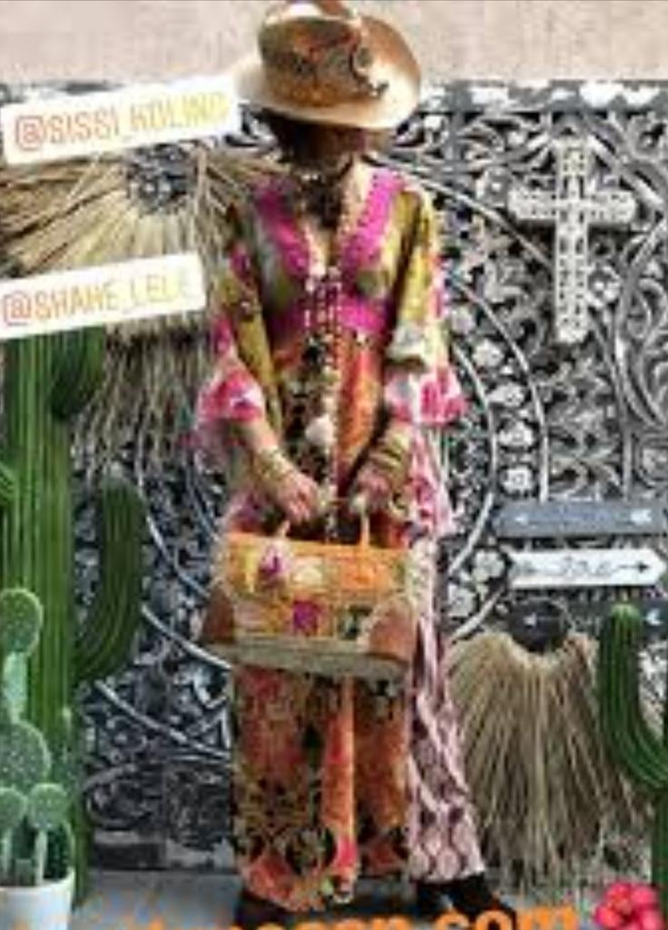 Shahe lele maxi jurk L-xl lange bohemian dress Ibiza summer, Kleding | Dames, Overige kleuren, Maat 42/44 (L), Shahe lele, Ophalen of Verzenden