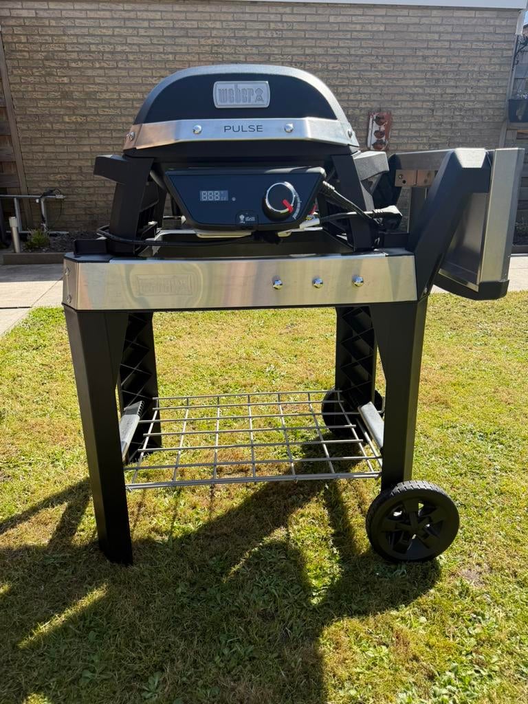 Weber Pulse, Tuin en Terras, Elektrische barbecues, Ophalen of Verzenden, Gebruikt