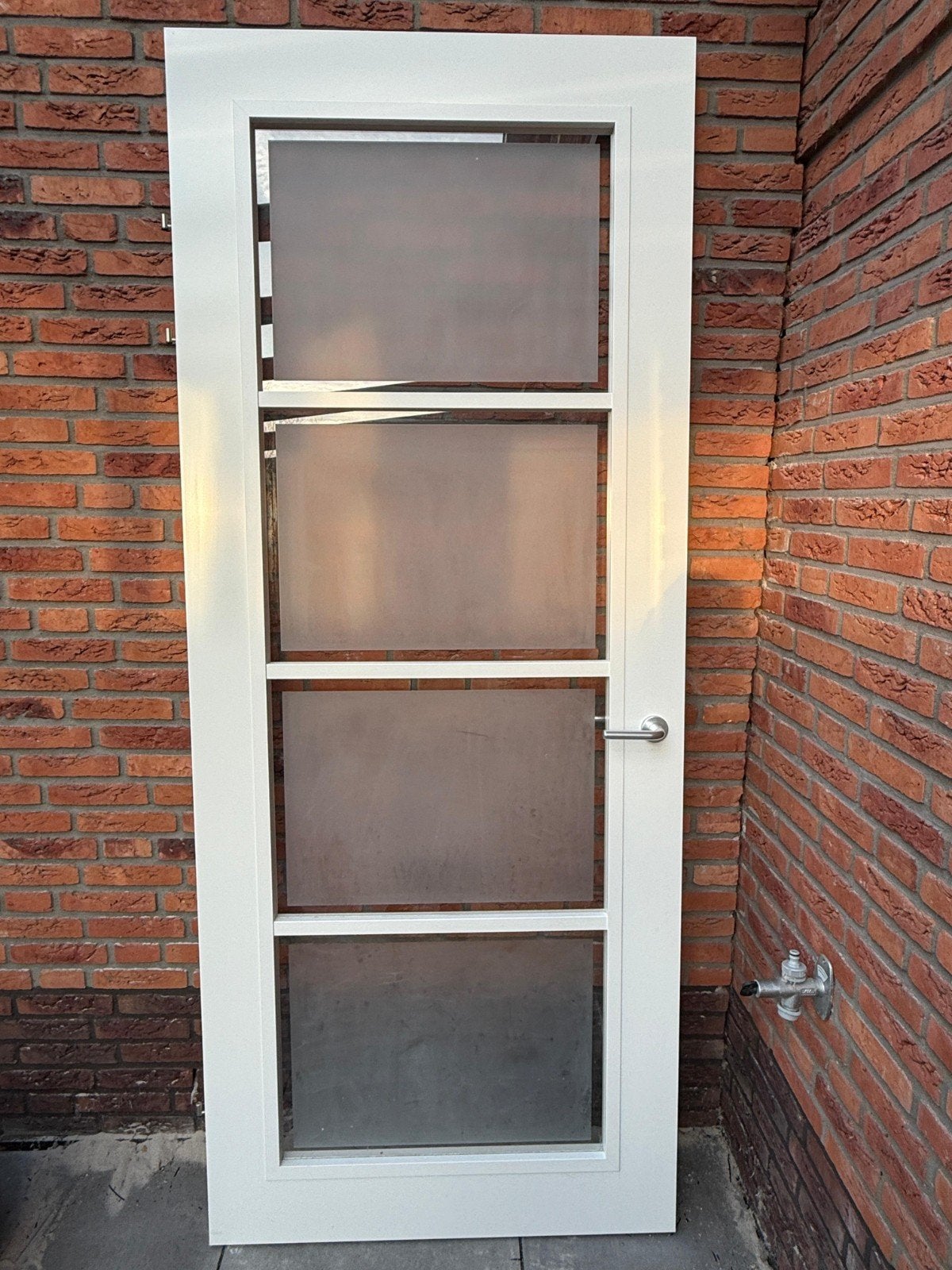 Svedex Binnendeur Links Draaiend met Mat Glas, Doe-het-zelf en Verbouw, Ophalen, Gebruikt, 80 tot 100 cm, 215 cm of meer
