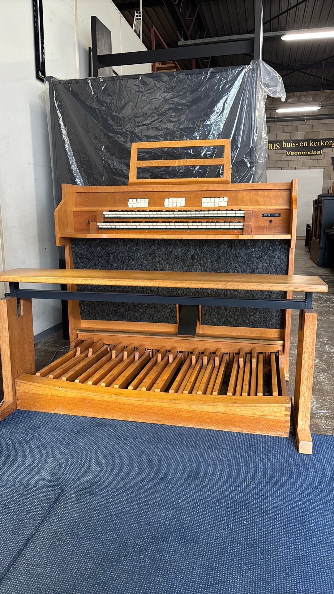 HEYLIGERS  ORGEL met houtenkern klavieren, Muziek en Instrumenten, Orgels, Ophalen, Gebruikt, 2 klavieren, Orgel