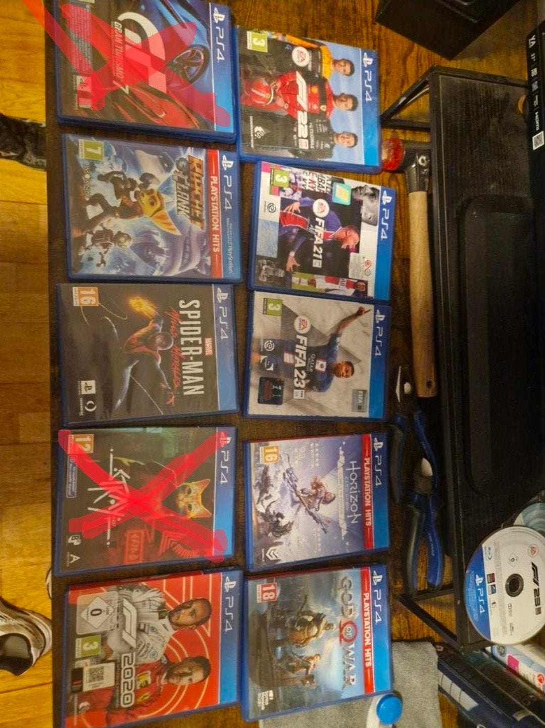 PS4 games bundel -alle spellen in één keer, Gebruikt, Overige genres, Ophalen of Verzenden, Eén computer