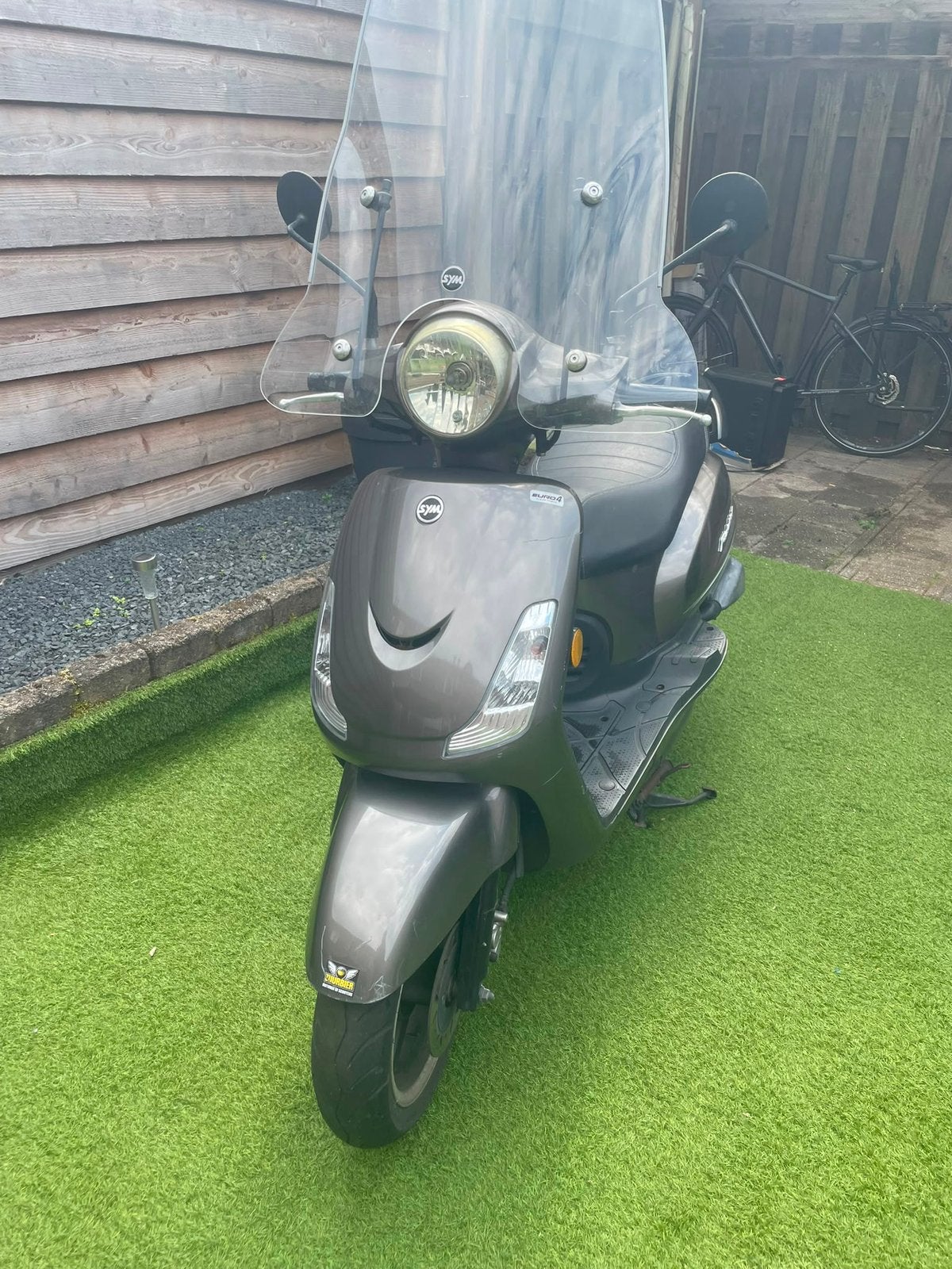 SYM Fiddle Scooter GELE KENTEKEN, Ophalen, Gebruikt, Benzine, Fiddle