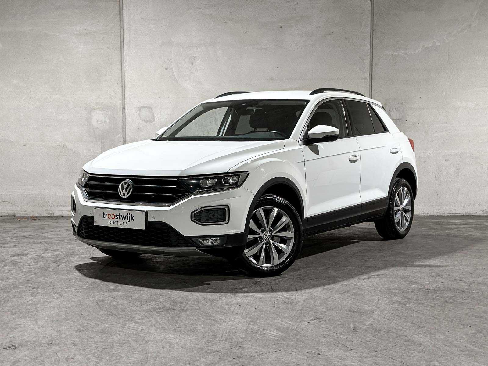 Volkswagen T-Roc 1.0 TSI Style 116pk 2018, P-149-BF, Auto's, Voorwielaandrijving, Gebruikt, Euro 6, Wit