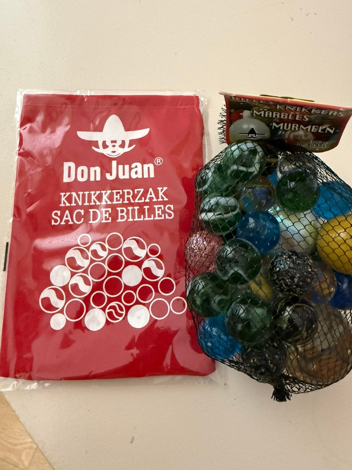 Don Juan knikkers en knikkerzak - nieuw!, Ophalen of Verzenden, Nieuw