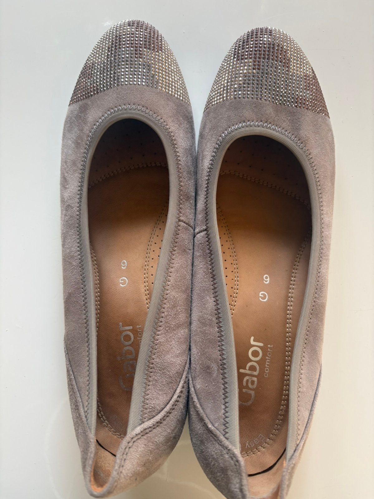 Gabor maat 6, beige, Kleding | Dames, Schoenen, Beige, Zo goed als nieuw, Ballerina's, Ophalen of Verzenden