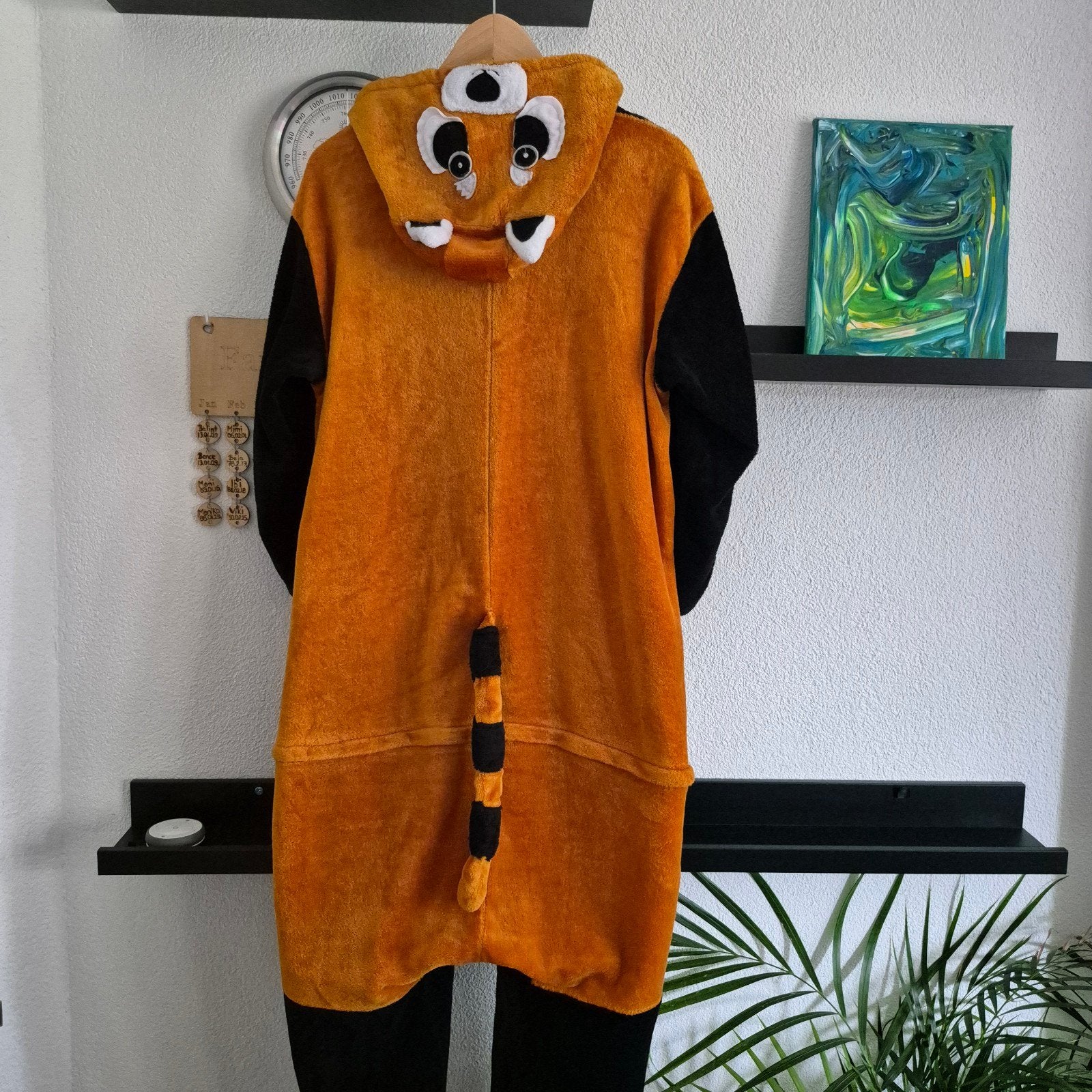 Wasbeer onesie, maat S(145-159cm), Ophalen of Verzenden, Gebruikt, Jongen of Meisje