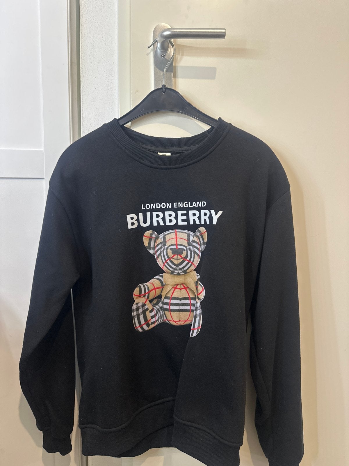 Burberry trui met teddybeer print - Maat S, Ophalen of Verzenden, Zo goed als nieuw, Maat 36 (S), Zwart