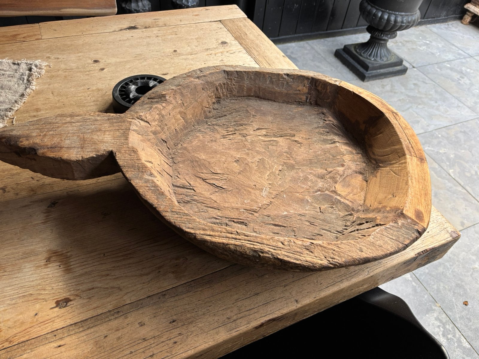Oude houten bak, Huis en Inrichting, Ophalen of Verzenden, Zo goed als nieuw, Rechthoekig, Hout