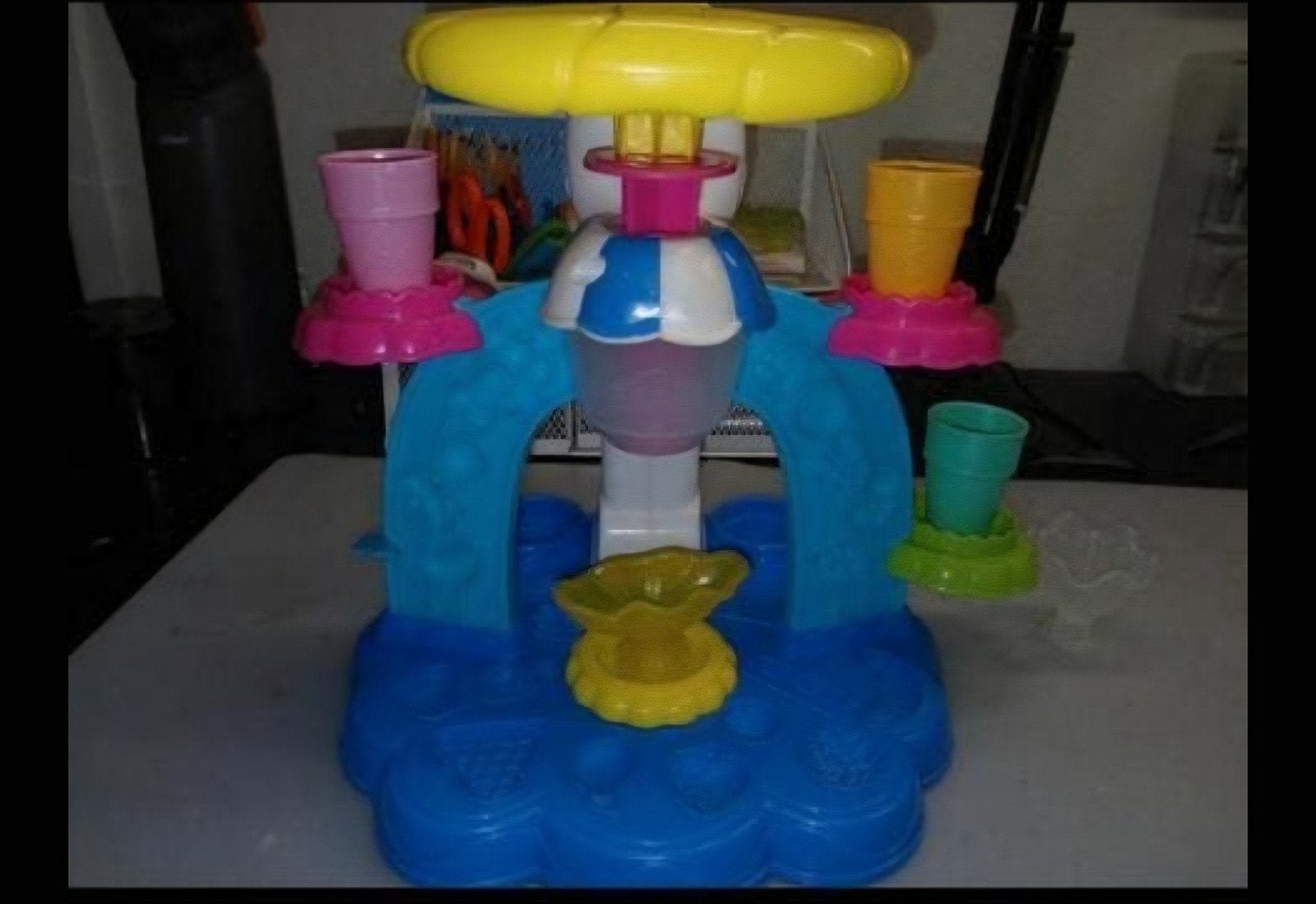 Playdoh ijsjes maker set met accessoires, Ophalen of Verzenden, Gebruikt, Knutselen