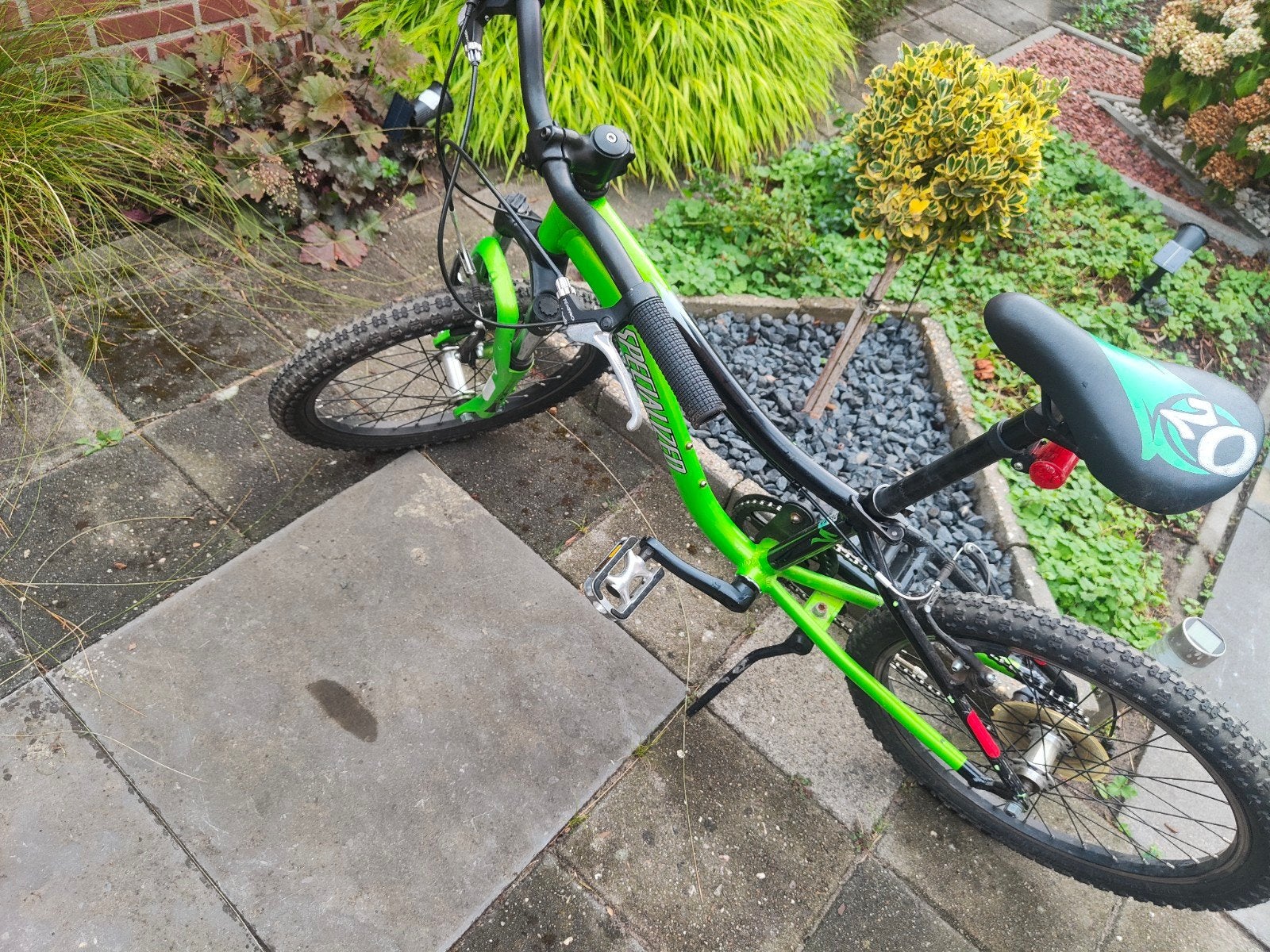 Specialized Hotrock 20 inch kinderfiets - Groen, Specialized, Velgrem, Ophalen of Verzenden, 16 tot 20 inch