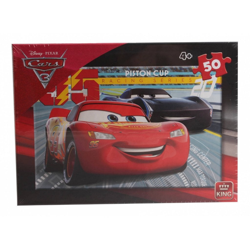King: Cars: Bliksem & Jackson Storm 50 stukjes, 10 tot 50 stukjes, ., Nieuw, Ophalen of Verzenden