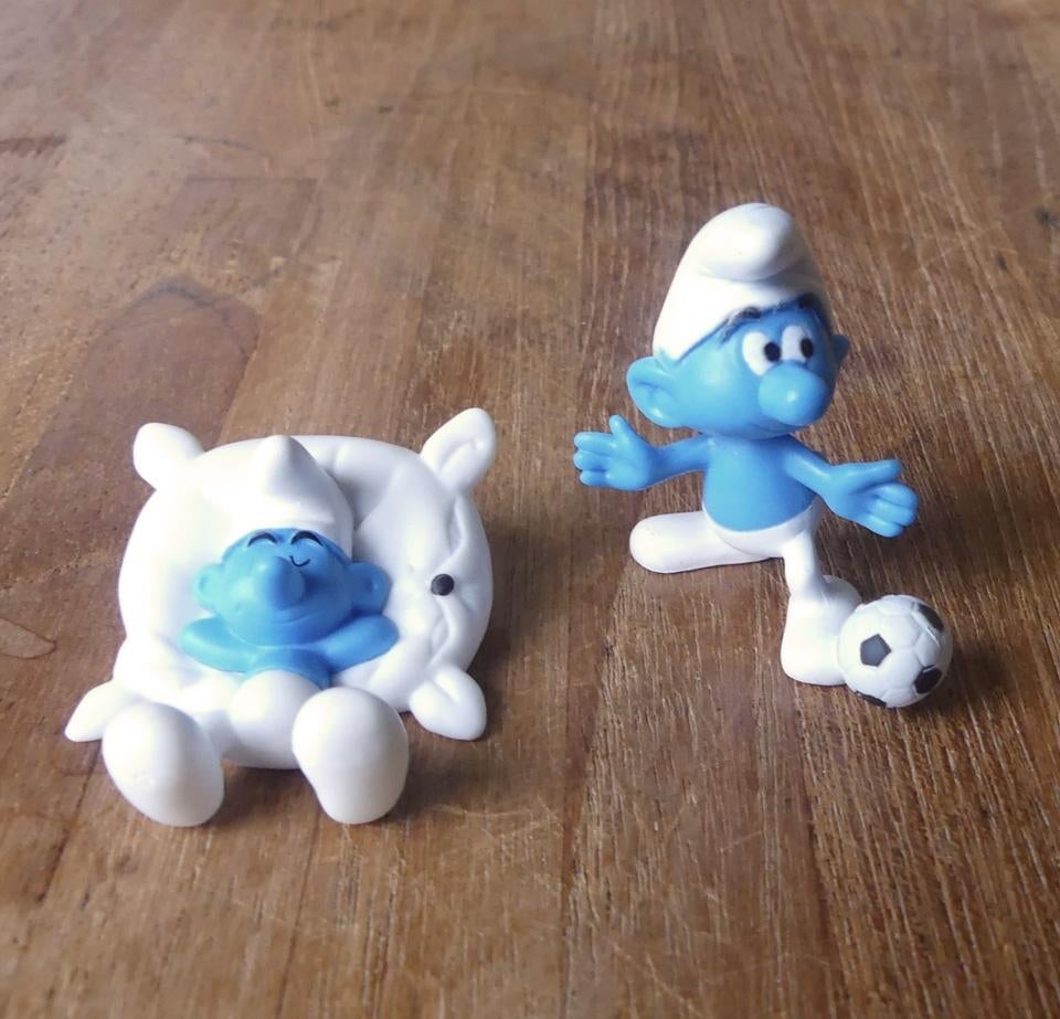 Smurfen beeldjes Smurf poppetjes kunststof 2008, Verzamelen, Ophalen of Verzenden, Zo goed als nieuw, Verschillende Smurfen, Poppetje, Figuurtje of Knuffel