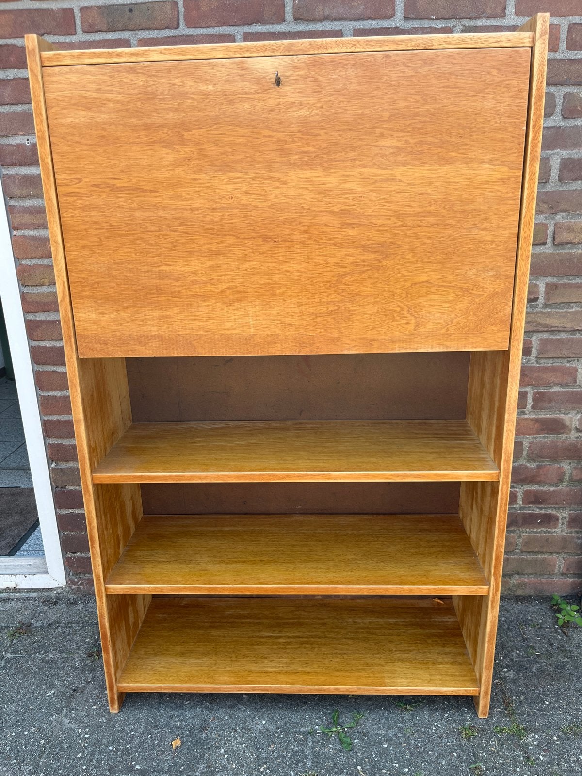 Vintage secretaire / bureau - opknapper, Huis en Inrichting, Bureaus, Ophalen, Opbergruimte, Gebruikt, Hout