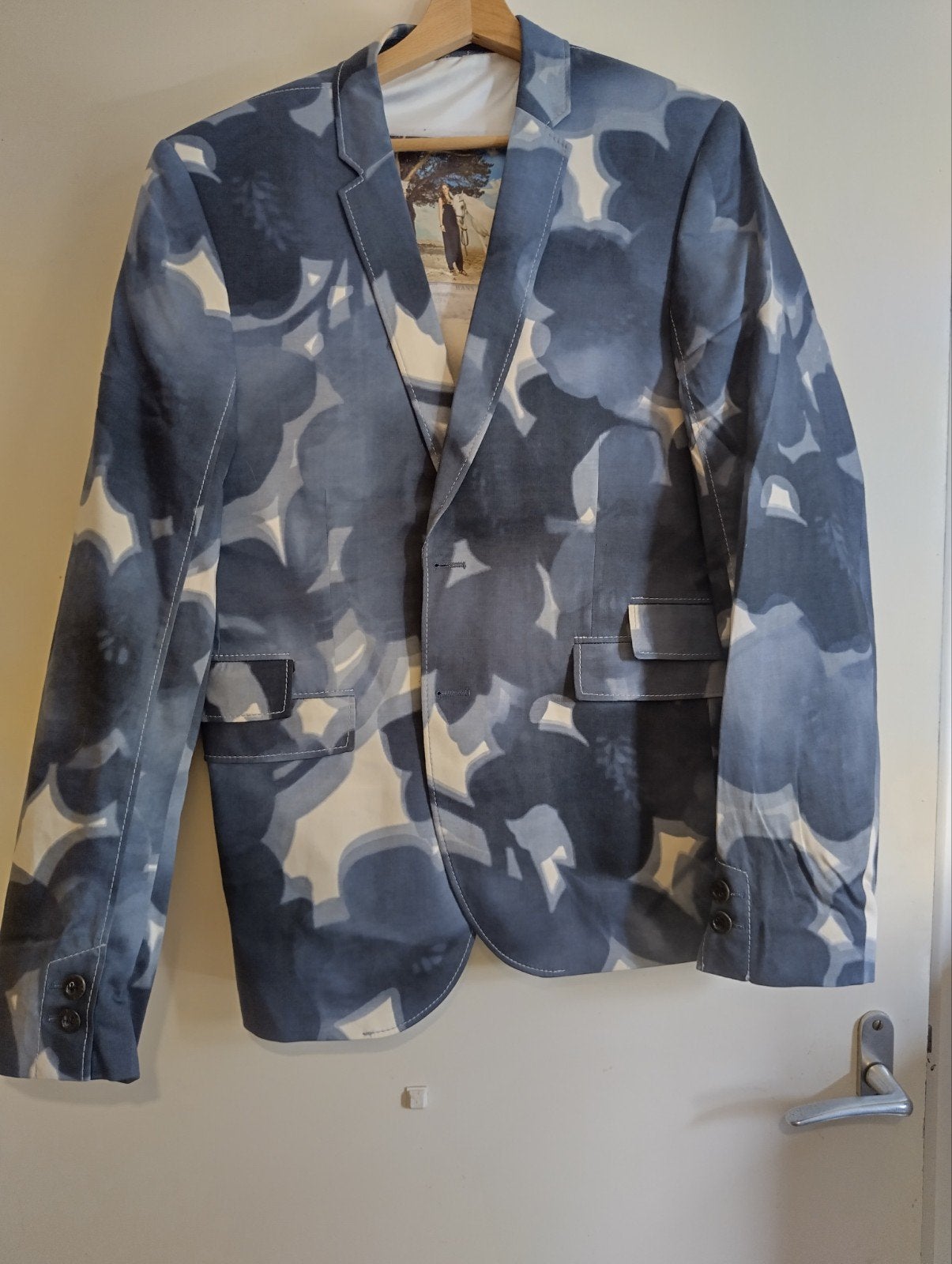 Hans Ubbink Colbert mt 52, Maat 52/54 (L), Blauw, Hans Ubbink, Ophalen of Verzenden
